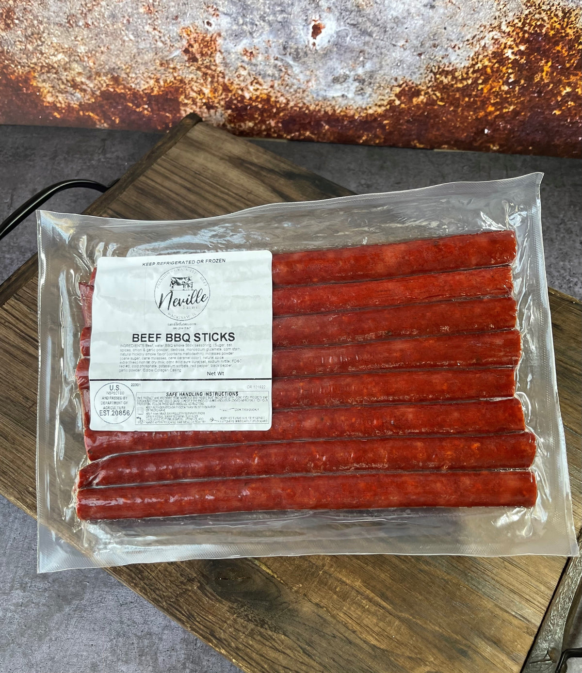 BBQ Beef Sticks Neville Farms